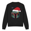 Star Wars Unisex Adult Boba Fett Santa Hat Christmas Sweatshirt