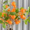 Faux Orange Artificial Orange Branch Green Leaves Simulation Fruit Tree  Restaurant Hotel