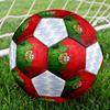 1 pz Bandiere Brasiliana e Portoghese Pallone da Calcio Calcio Taglia 5 Pallone da Calcetto Indoor alla Moda Colorato Gioco per il Cortile - Ottimo Regalo per gli Appassionati di Sport