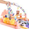 Baby Pedal Piano, Rattle, Lights And Music, Washed Crawling Mat With Guardrail, Newborn Fitness Rack.