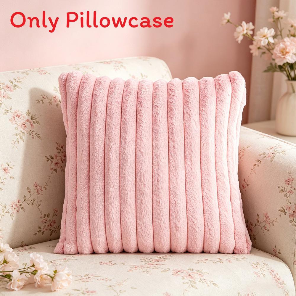 Minimalist Polyester Solid Color Cushion Cover For Living Room Home Decor