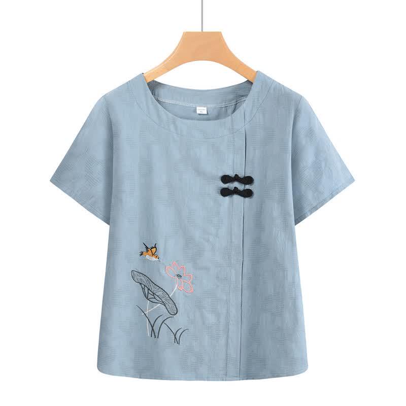 Yuzhaolin Women's Summer Short Sleeve Lounge Pajama Set