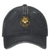 Simba Król Plemienny Jeansowa Czapka Baseballowa Turystyka Wędkarstwo Truckerka Letnia FeUnisex Unisex Vintage Chroniąca Przed Słońcem Snapback