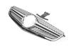 Передняя решетка AMG Silver (для C63) 2012-2015 для Mercedes C-class W204