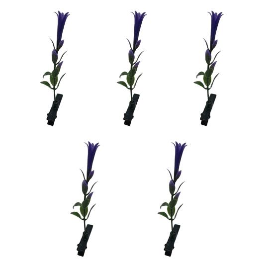 

5 шт. женские заколки для волос 3D цветочный декор противоскользящий дизайн шпильки для волос DIY обруч для волос легкие аксессуары для волос F