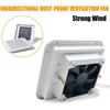12V Exhaust Outlet Unidirectional Dust Proof Ventilation Fan RV Caravan Van Motorhome Side Air Vent Ventilation Exhaust Fan