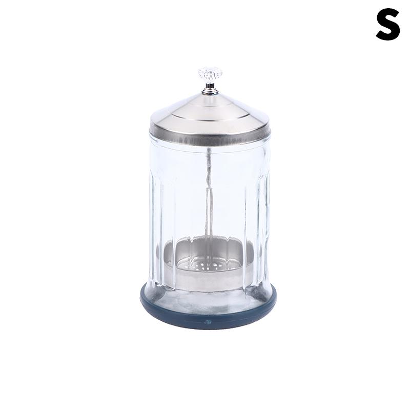 Nail Tool Barber Sanitizing Disinfection Sterilizer Jar Comb Sterilization Tank Barber Glass Cleaning Spa Eyelash Extensions