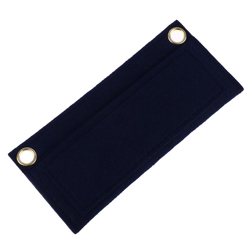 Felt Wallet Bag Liner into Crossbody Handbag Inner Cosmetic Monogram Insert With Shoulder Strap Holes