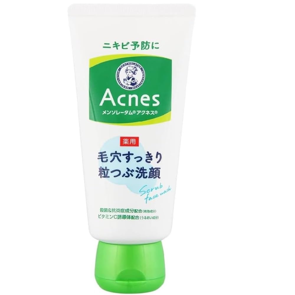 

Mentholatum Acne Medicinal, очищающее поры, очищающее средство для лица с дроблеными зернами x 2 набора [Оптовая закупка]
