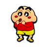 Crayon Shin-chan Croc Charms: 10 Styles, Soft Rubber PVC Shoe Accessories