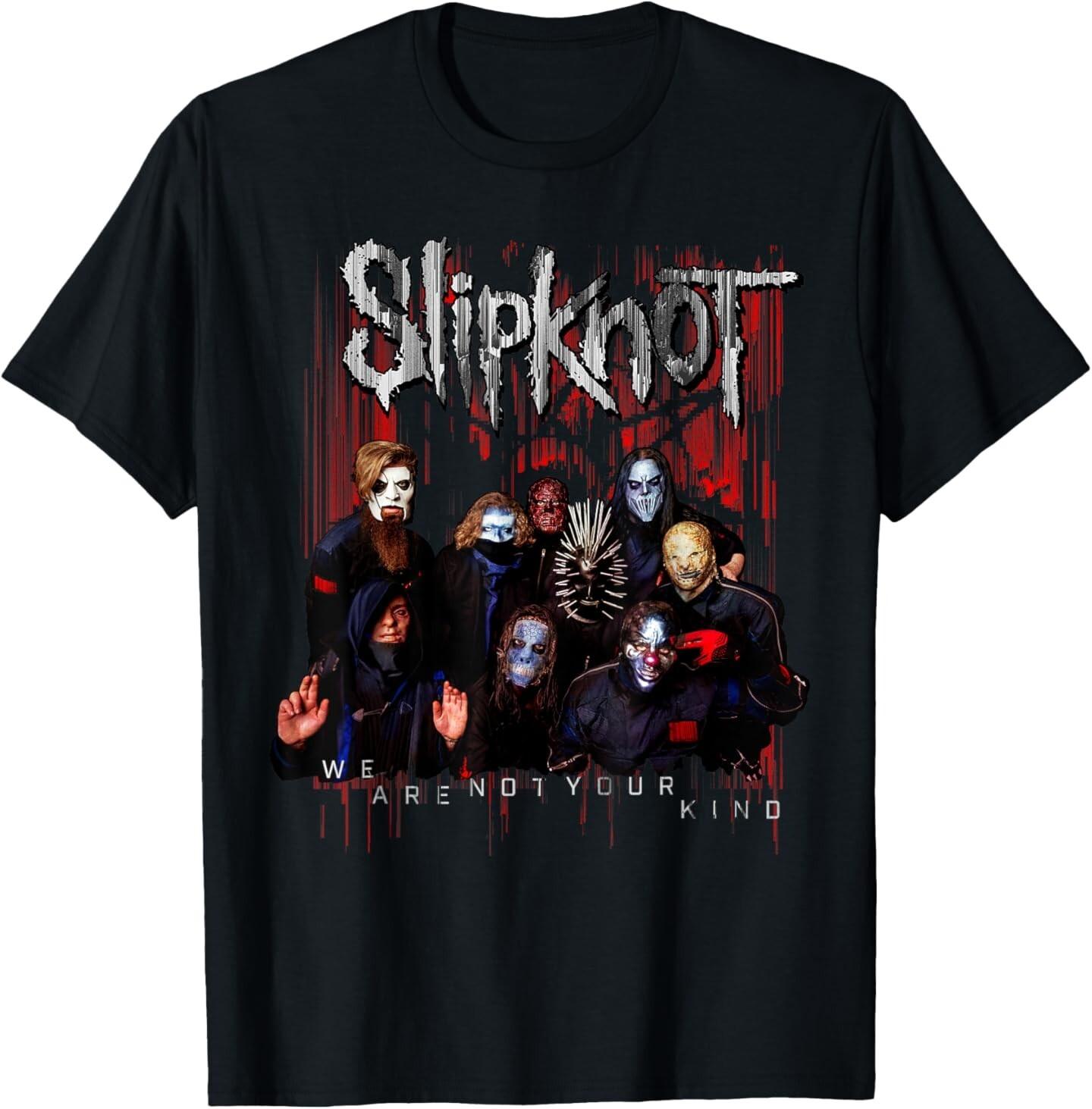 Slipknot Official We Are Not Your Kind Red Group T-Shirt Mens Womens Tees Top T-Shirt Mens Womens Tees Top L