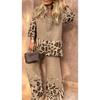 IHUASU Women's Fashion Casual Long Sleeve O-Neck Pants Suits