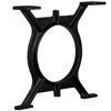 VidaXL Coffee Table Legs 2 Pcs O-Frame Cast Iron
