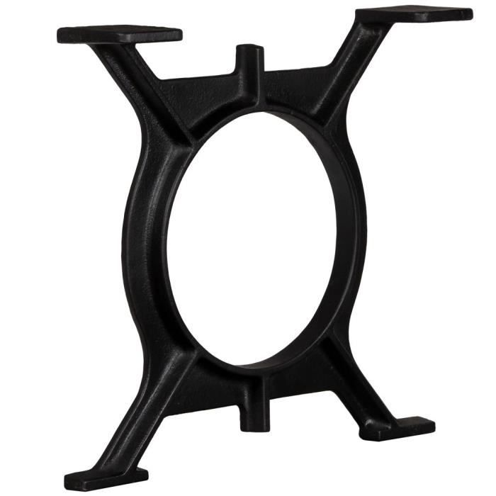 VidaXL Coffee Table Legs 2 Pcs O-Frame Cast Iron