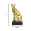 Decorative Golden Cheetah Statue | Luxury Animal Showpiece for Home, Office, Living Room, Table & Study Desk