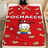 1PC Sanrio Cute Print Flannel Blanket, High quality All Seasons, Home Decor, Warmth and Comfort, Perfect for Christmas Gifts
