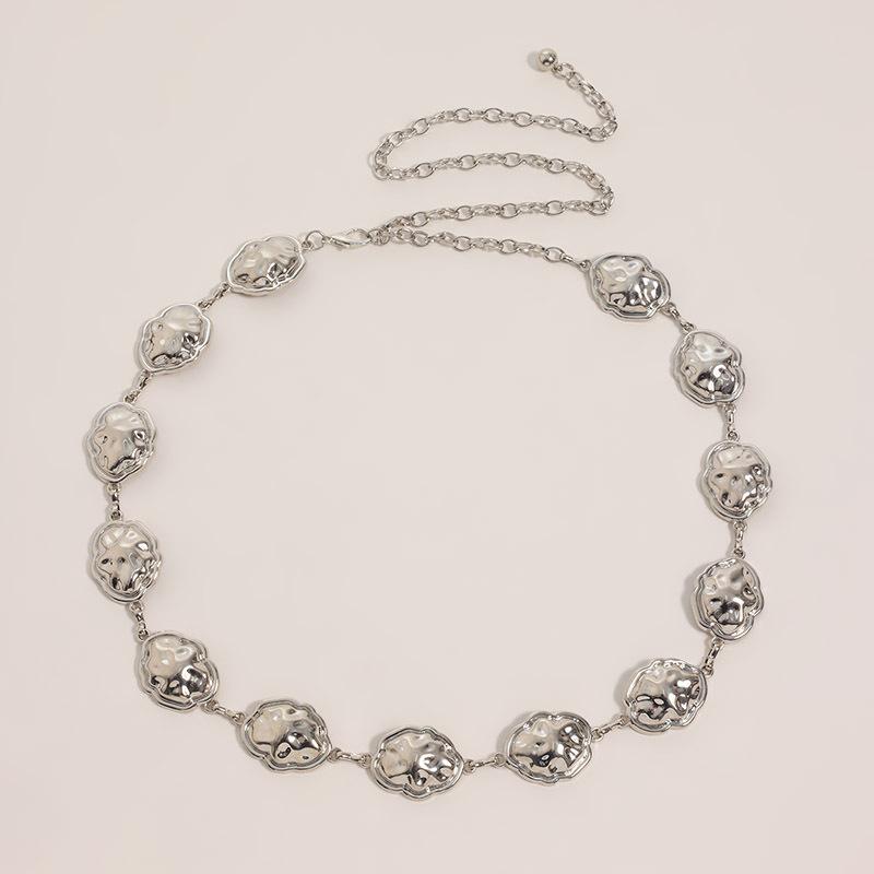 

Высококлассная женская цепочка на талию Модная облачная цепочка на талию Милая женская мультяшная металлическая цепочка на талию Ретро резная женская цепочка на талию