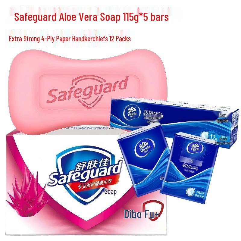

Safeguard Aloe Soap & Tissue Set