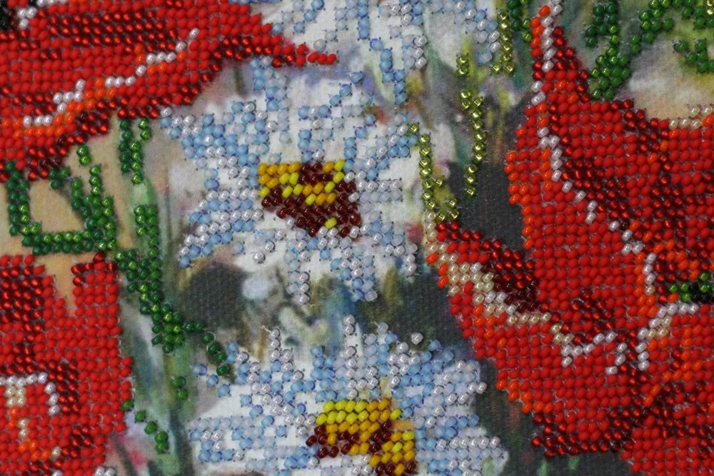 Kit for Embroidery with MICRO Beads On Canvas Abris Art
