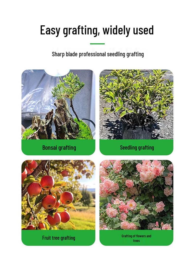 Baolian Multifunctional Grafting Knife for Tree Cuttings and Seedlings with Budding Scissors