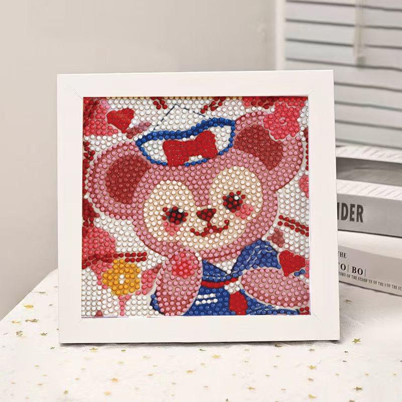 High-End Diamond Painting Diy Van Gogh Starry Sky Cat Creative Handmade Toy Table Decoration Diamond Painting With Frame