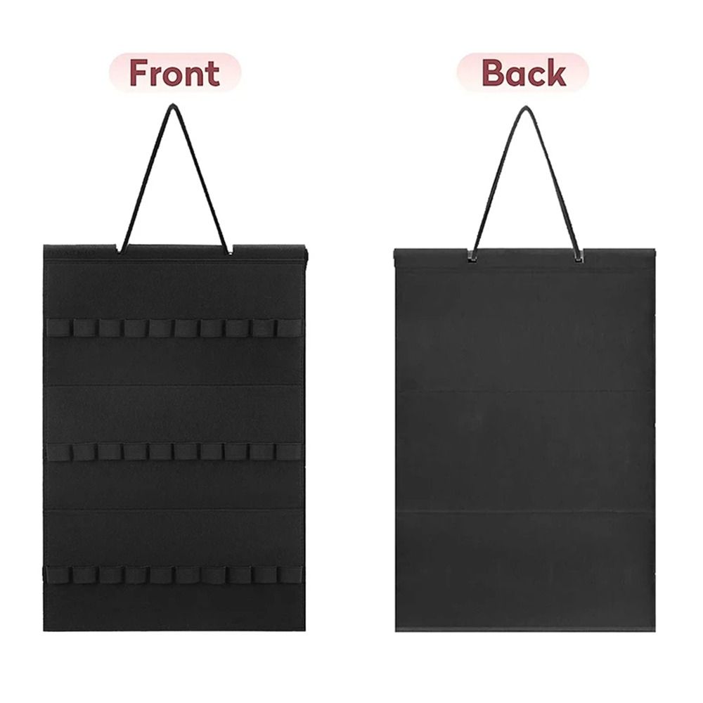 Felt Hairbands Organizer Hanging Wall Hair Accessories Stand Hairpin Storage Bag  For Women Girls
