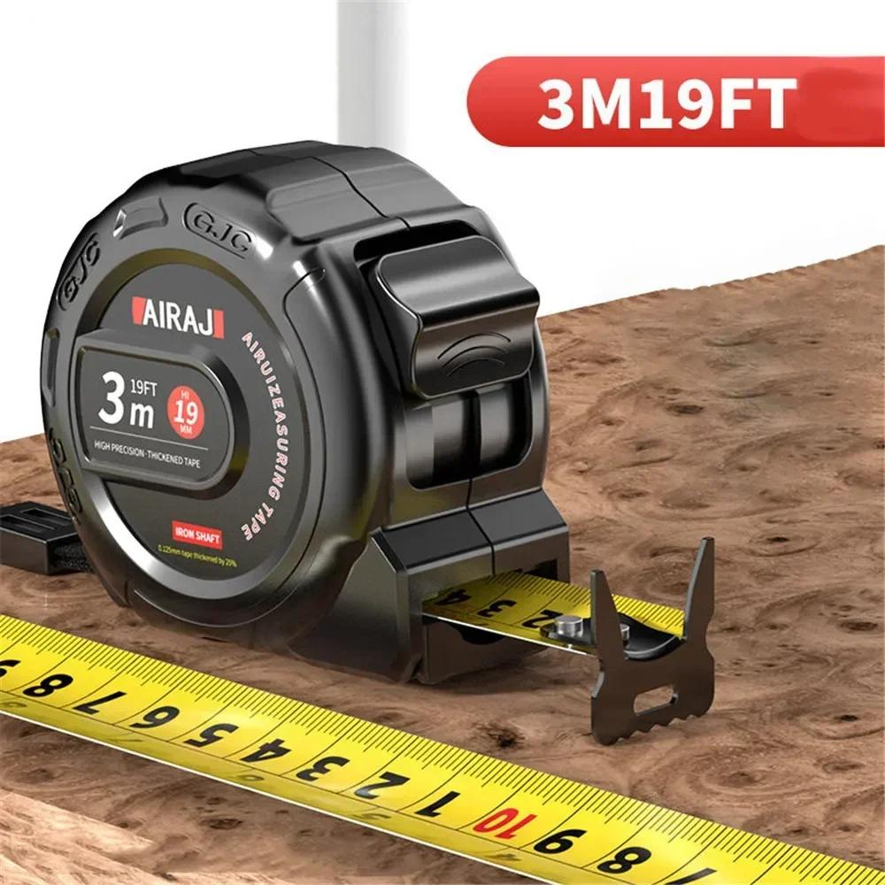 Retractable Tape Measure Heavy Duty 3M 5M 7.5M Durable Precise Metric Ruler for Woodworking Gauging Tools