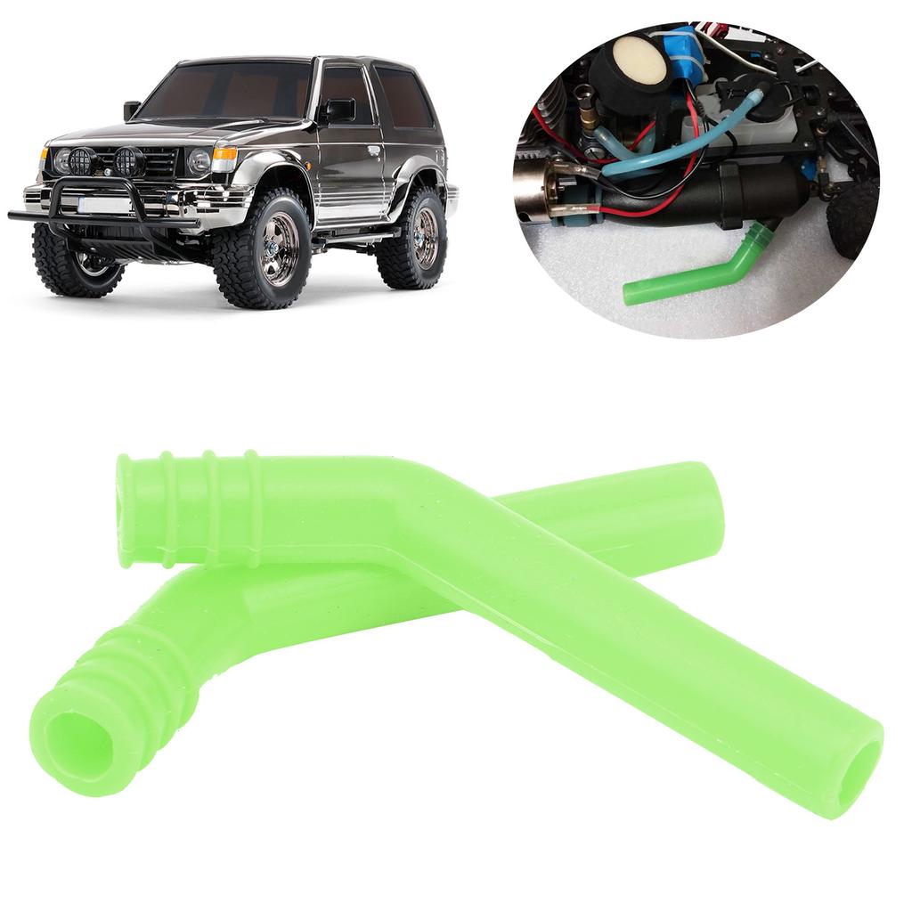 1 Pair Engine Exhaust Pipe Extender Silicone Extension Tube for 1Celsius8 1Celsius10 RC Car