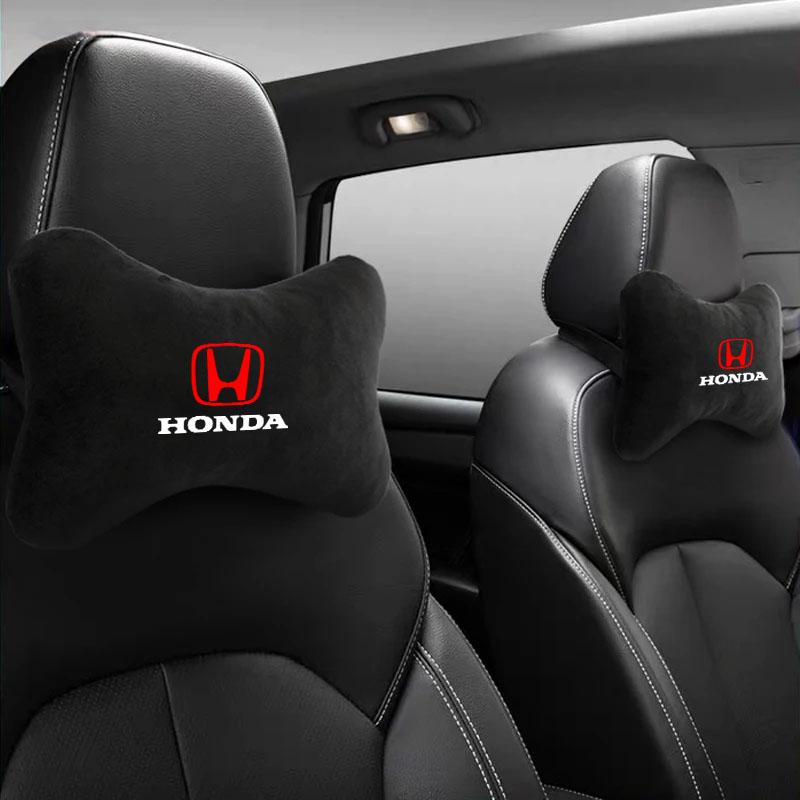 Car Seat Head Neck Rest for Honda Civic Accord City Fit Mugen CR-V Pilot HRV Envix Odyssey Cushion Headrest Pillow Seat Belt Pad