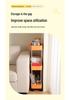 Mobile Multi-layer Floor Storage Rack for Bathroom, Kitchen, and Living Room