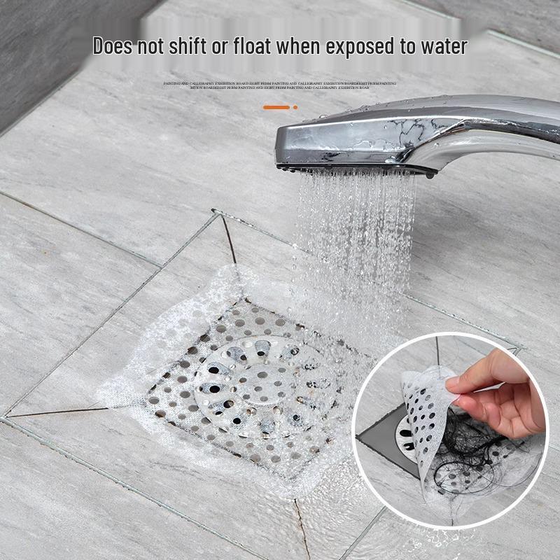 Disposable Bathroom Drain Hair Filter Sticker