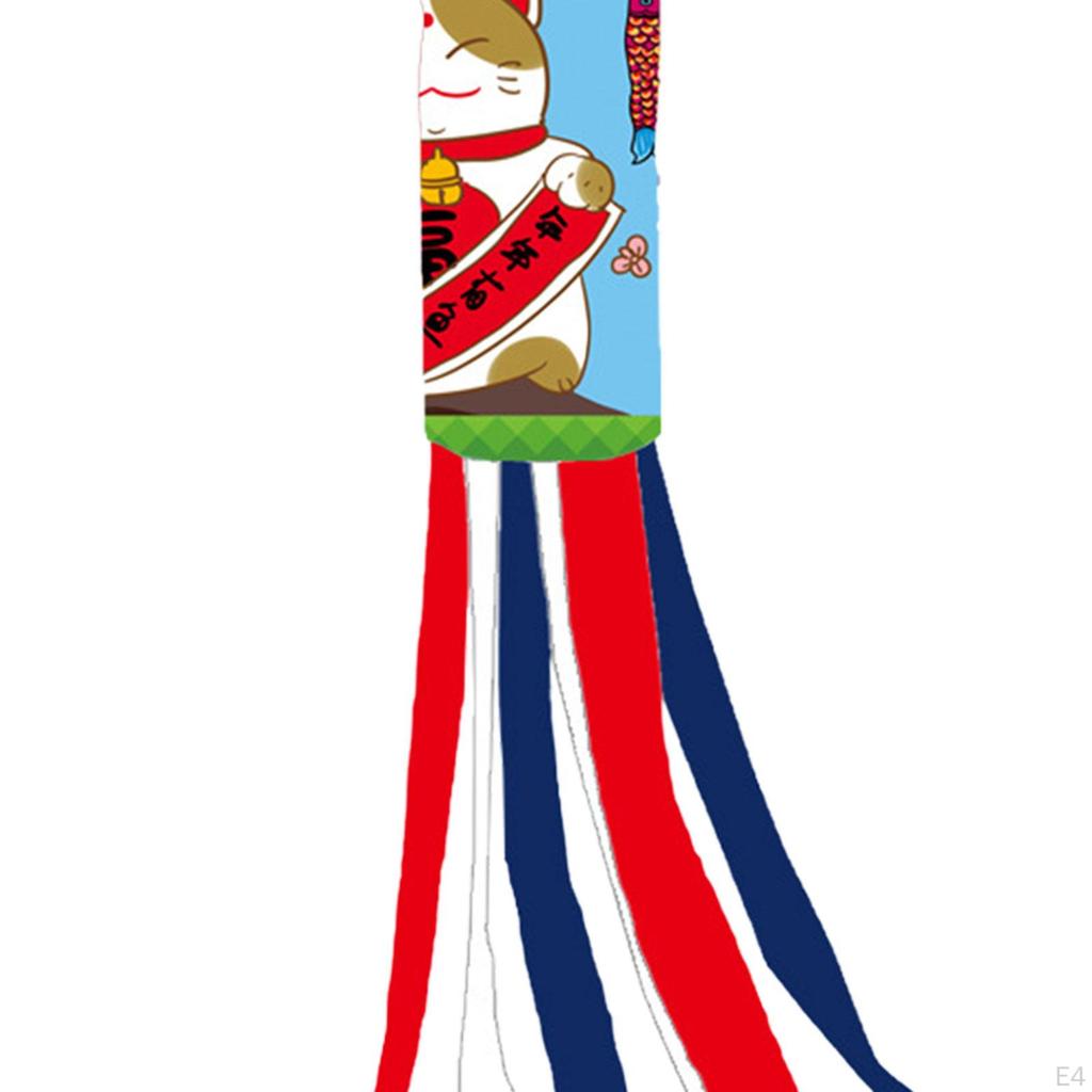 Carp Japanese Wind Pipe Flag Socks Creative Hanging Ornaments for Sushi Bar Restaurant