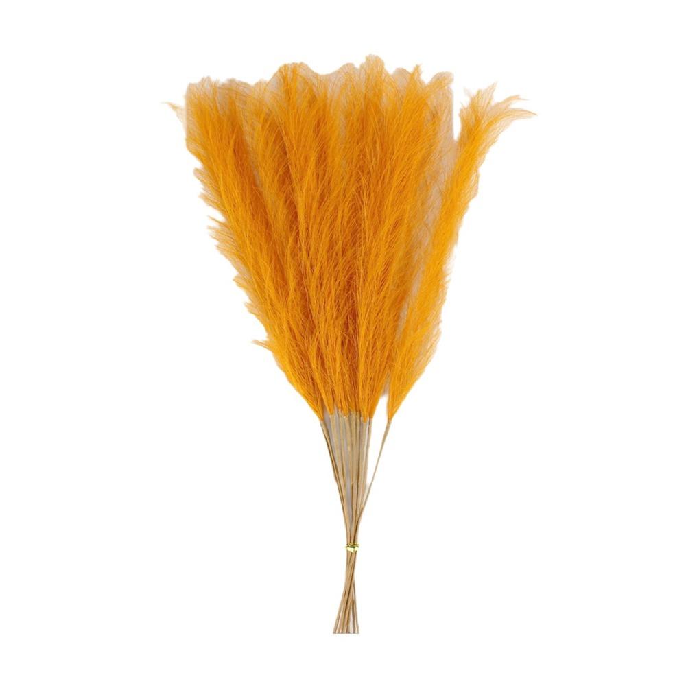 20Pcs Fluffy Texture Faux Plant Reed 50cm/22in Tall Pampas Grass Bouquet  Home Decoration