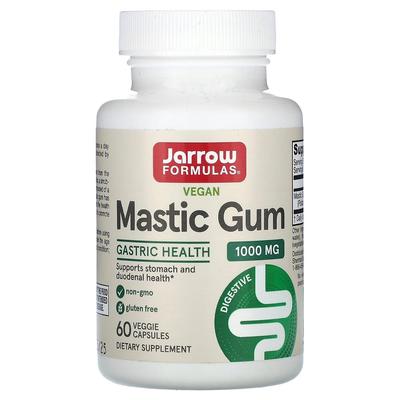 Jarrow Formulas Mastix-Kaugummi 1000 mg, 60 vegetarische Kapseln (500 mg pro Kapsel)