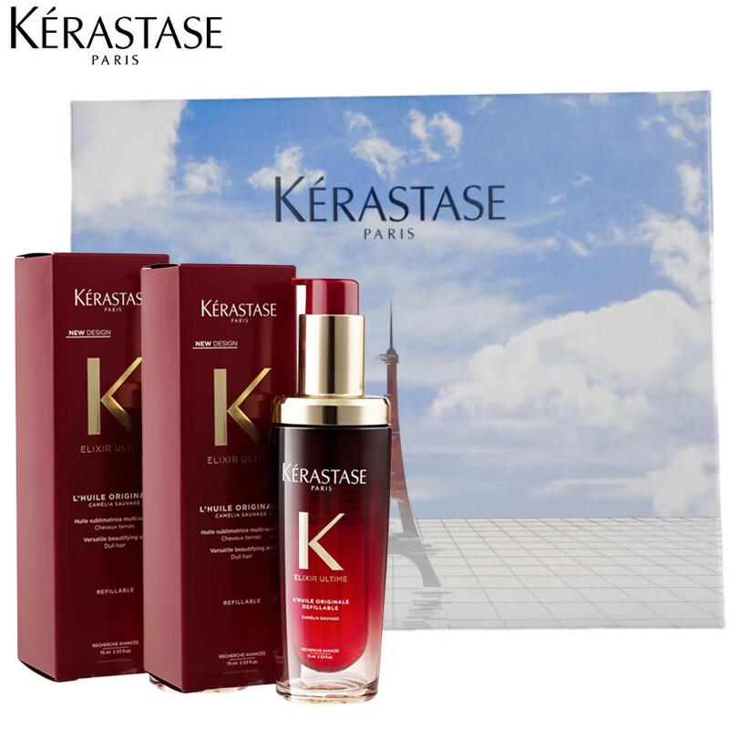

Kérastase Elixir Ultime Leave-In Hair Oil Duo - Camellia Scent