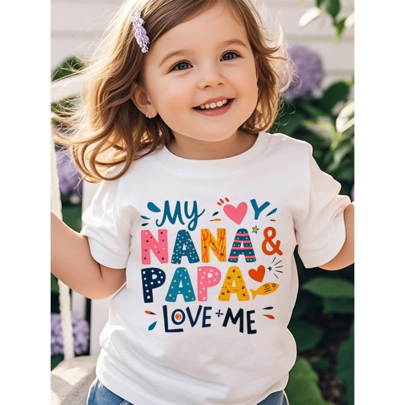 

European sizes Adorable Kids T-Shirt - Bright White Short Sleeve Top with My in Cursive Teal Blue and Vibrant Pink Heart 98cm белый