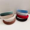 Velvet Headband: Retro French Style for Autumn/Winter, Perfect for Face Washing and High Skull Top Hair Ties.