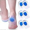 3 Paar Gel-Fersenschalen Plantarfasziitis Einlagen - Silikon-Gel-Fersenpolster für Fersenschmerzen, Fersensporn & Achillesschmerzen