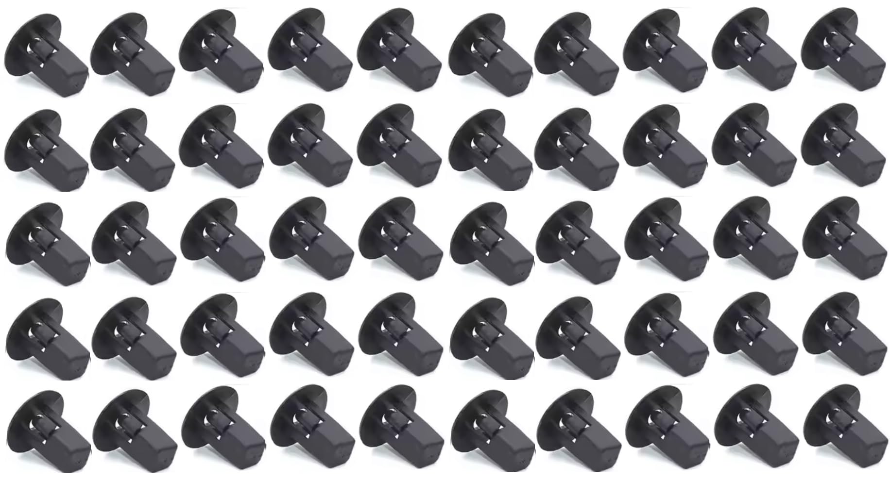 

[Deepa Ribusu] Screw Grommets, Tire House, Mudguard, Grommets, 90189-06065, 47256-26060, Compatible with Toyota, Hiace чорний