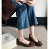 Studiolee Small Round Head Ballet Style Bow Soft Face Light Mouth Flat Bottom Single Shoes Women's Autumn