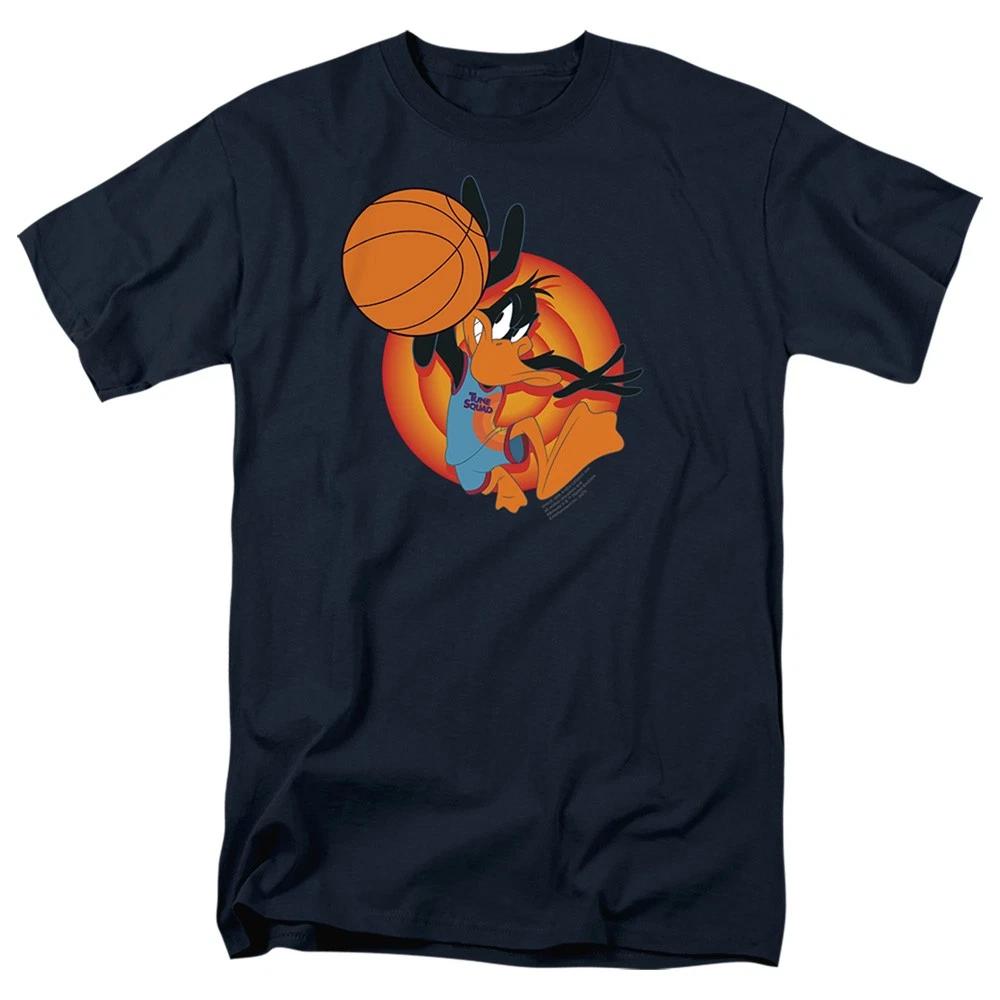 Space Jam - Daffy Slam - Unisex Short Sleeve Children s T-shirt - Blue 160