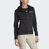Adidas Terrex Xperior Light Fleece Hooded Jacket Women Jacket Black IB1823