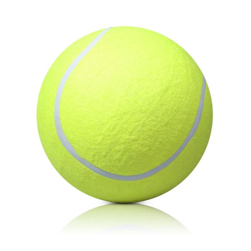 24cm Inflatable Tennis Ball: Festival Activity Gift & 9.5-Inch Pet Chew Toy