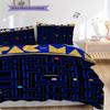 Classic Arcade Maze Adventure Bedding(1 * Duvet Cover + 2 * Pillowcase, Without Core) Christmas Birthday Gift Duvet Cover and Pillowcase Bedding Set