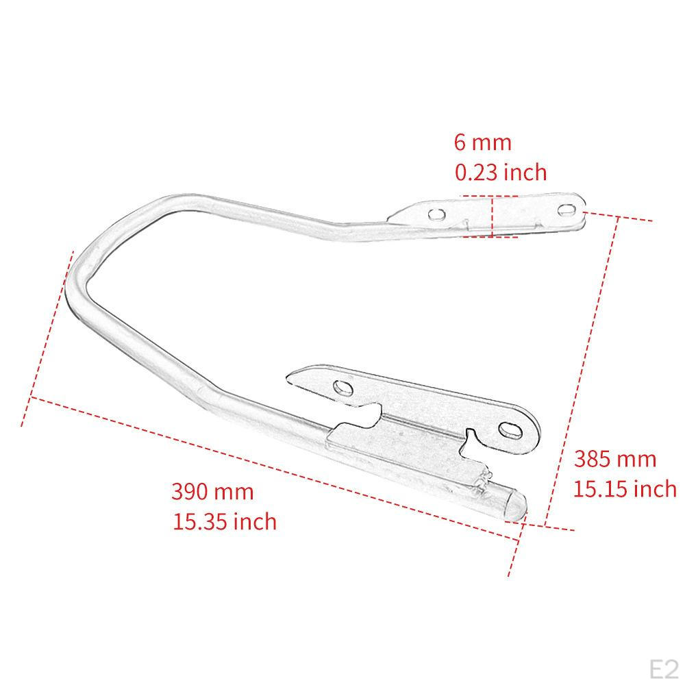 Motorcycle Rear Luggage Rack Carrier Mount Cargo for 660 Supplies Repair