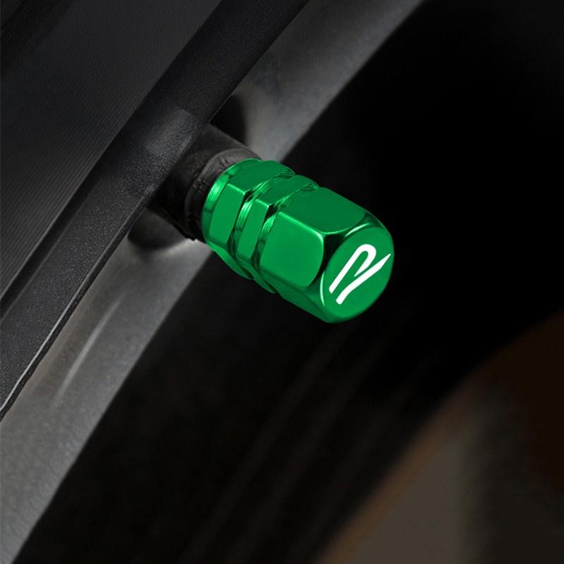 4 Pezzi Tappi Valvole Metallo Ruote Gomme Auto Badge Per Volkswagen VW Golf 8 MK8 Jetta Polo R Rline Golf Tiguan GTI Accessori