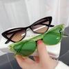 Retro Cat Eye Solbriller UV400 Shades Vintage Små Trekant Solbriller Hip Hop Briller Kvinner Kvinnelige Trendy Briller