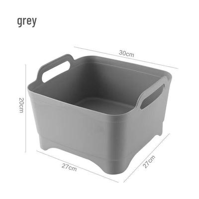 JINGRUIXIANG Upgraded Plastic Sink Colander and Washing Basket