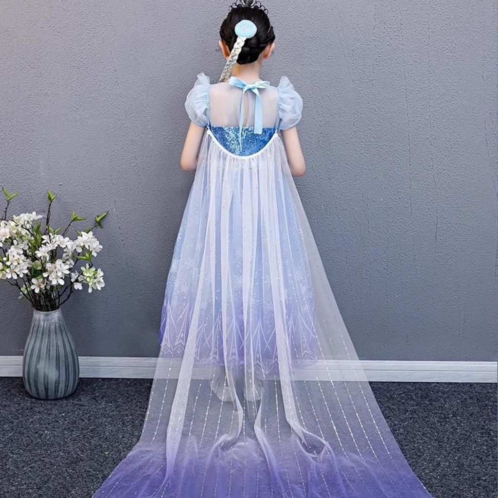 Tondswi Girls Light Up Dress Costume Toddler Princess Dress Up With Cape Kids Wig Crown Toys Halloween Cosplay, Princess Dresses For Girls