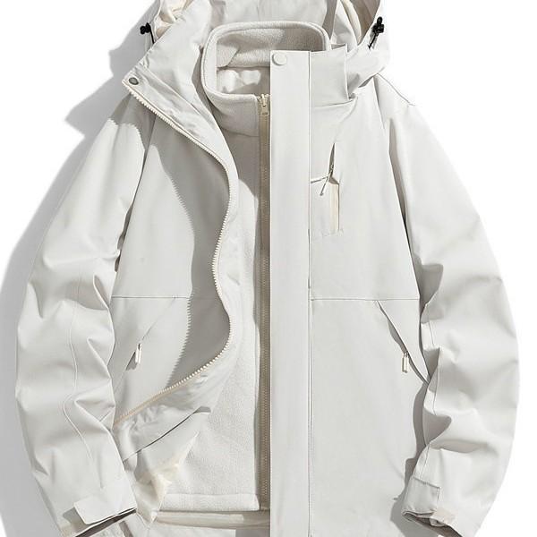 Jacket Men's and Women's Same Three-in-one Windproof and Waterproof Autumn and Winter Outdoor Mountaineering Jacket